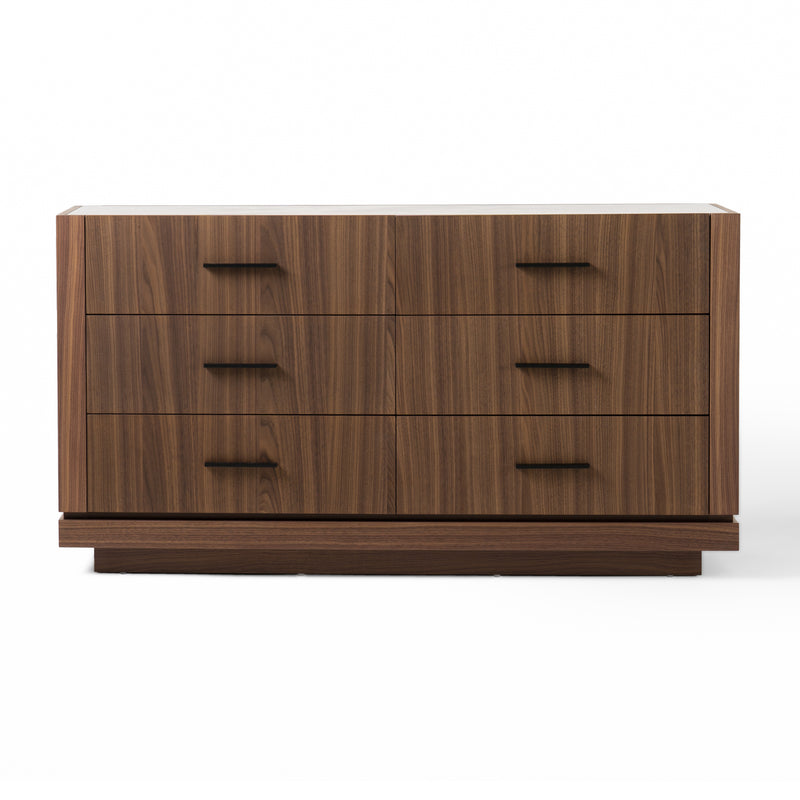 Bailey- Modern Walnut Dresser — view 2