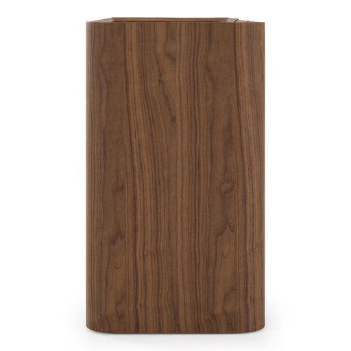 Barbon - Modern Black Glass + Walnut Buffet — view 2