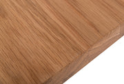 Barnum - Industrial Oak and Black Iron Live Edge Dining Table — view 5