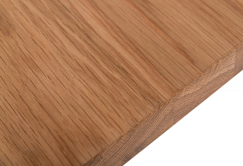 Barnum - Industrial Oak and Black Iron Live Edge Dining Table — view 5