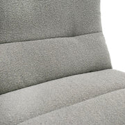 Basil - Modern Grey Fabric Large Sofa With 3 Electric Recliners — view 2