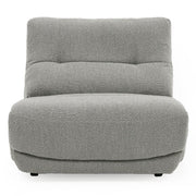 Basil - Modern Grey Fabric Large Electric Recliner Chair — view 4