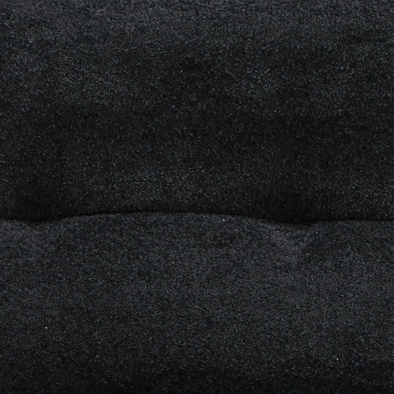 Basil - Modern Black Fabric Small Sofa With 3 Electric Recliners — view 4