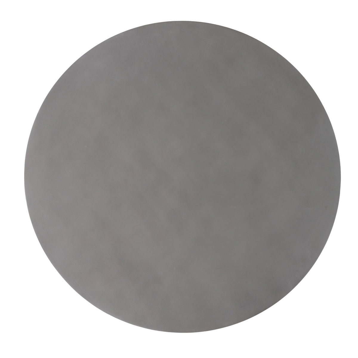 Bateman - Modern Faux Concrete + Walnut Round Dining Table — view 3