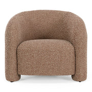 Bates - Modern Brick Fabric Accent Chair + Ottoman — view 3