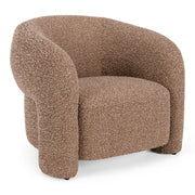 Bates - Modern Brick Fabric Accent Chair + Ottoman — view 4