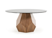 Rackham Mid-Century Walnut Round Dining Table — view 3