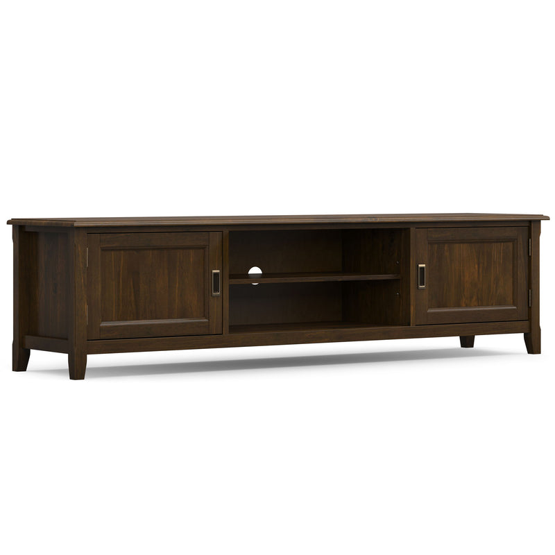Burlington - Low TV Media Stand - Mahogany - R&R Furniture Gallery (Fountain Valley, CA)