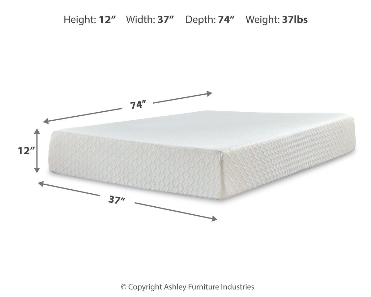 Chime 12 Inch Memory Foam - Memory Foam Mattress - R&R Furniture Gallery (Fountain Valley, CA)