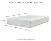 Chime 12 Inch Memory Foam - Memory Foam Mattress - R&R Furniture Gallery (Fountain Valley, CA)