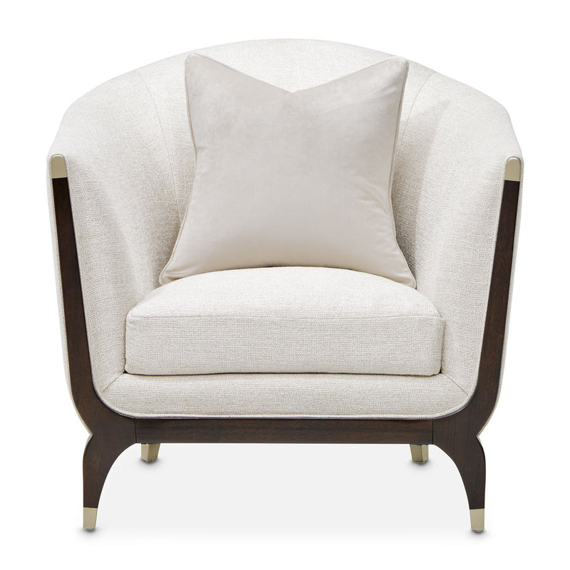 Paris Chic - Matching Chair - Cremini / Espresso - R&R Furniture Gallery (Fountain Valley, CA)