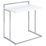 Rectangular Top Snack Table - White