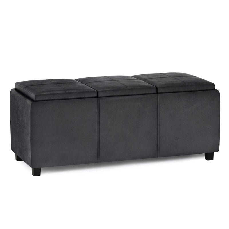 Avalon - Multi Functional Storage Ottoman - R&R Furniture Gallery (Fountain Valley, CA)