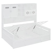 Daybed With All-In-One Cabinet And Shelf - R&R Furniture Gallery (Fountain Valley, CA)