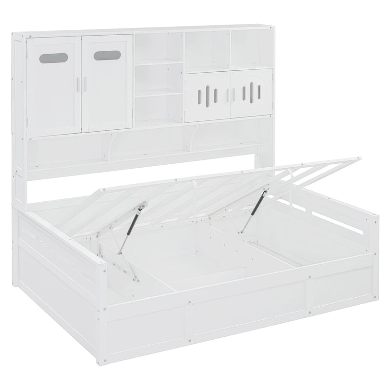 Daybed With All-In-One Cabinet And Shelf - R&R Furniture Gallery (Fountain Valley, CA)