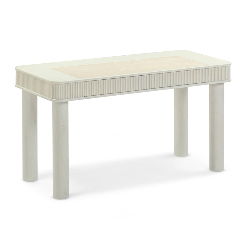 Sarah - Executive Work Desk - Cream - R&R Furniture Gallery (Fountain Valley, CA)
