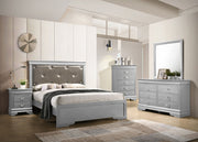 Chic Elegantly Designed Transitional Bed - R&R Furniture Gallery (Fountain Valley, CA)