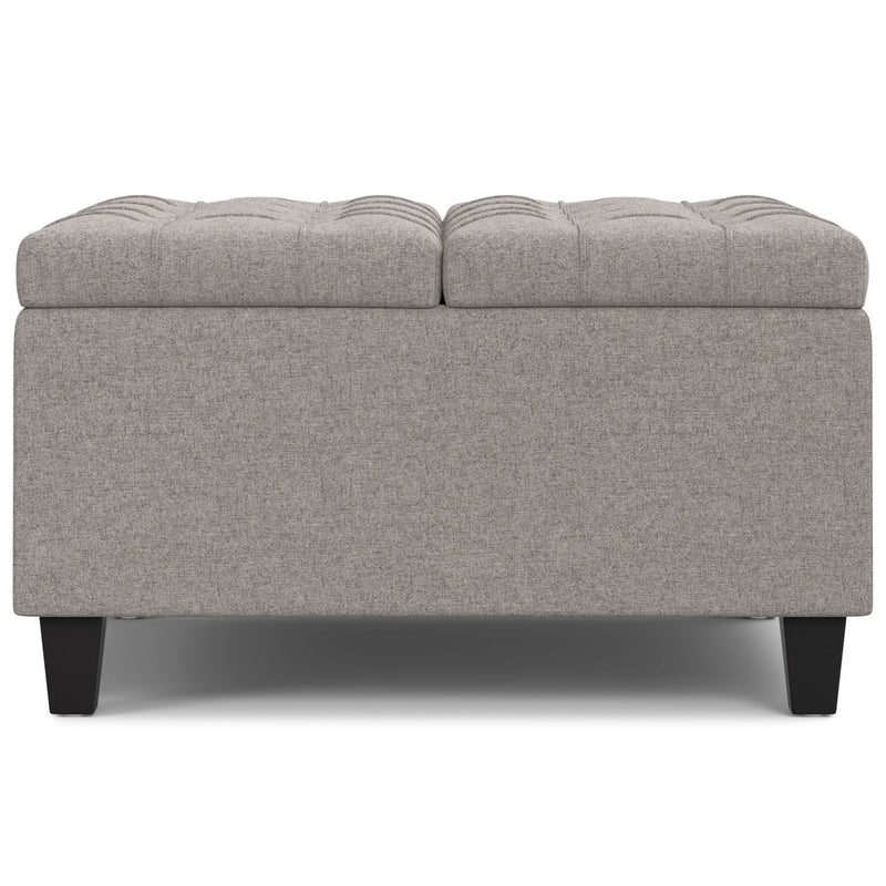 Harrison - Upholstered Coffee Table Storage Ottoman - R&R Furniture Gallery (Fountain Valley, CA)