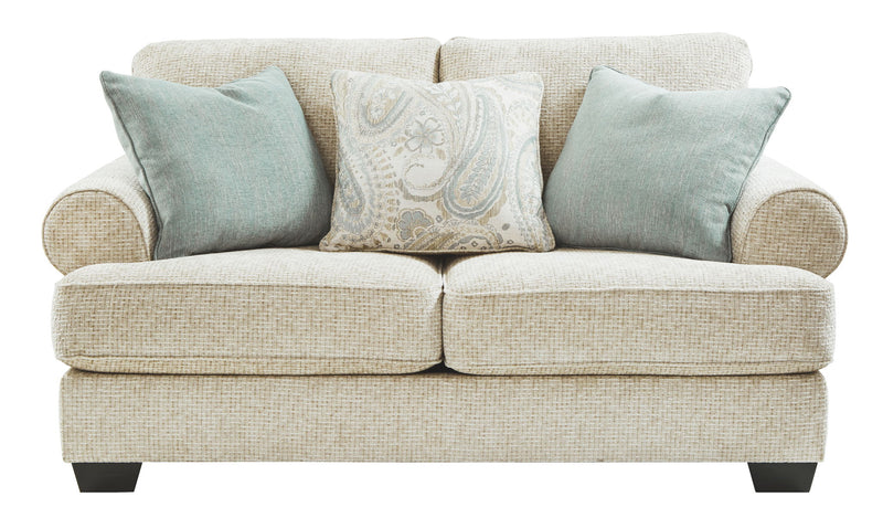 Monaghan - Loveseat - Sandstone - R&R Furniture Gallery (Fountain Valley, CA)