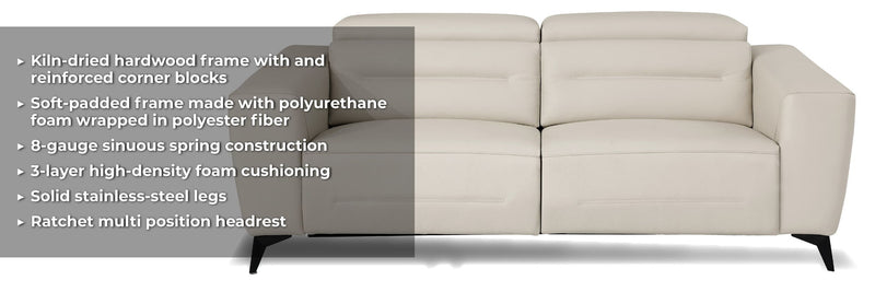 989 - Power Reclining Sofa With Power Headrest - R&R Furniture Gallery (Fountain Valley, CA)