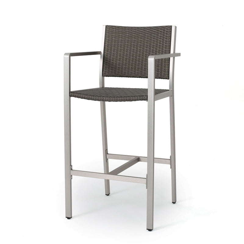 Outdoor Rust Proof Aluminum Barstools (Set of 2) - R&R Furniture Gallery (Fountain Valley, CA)