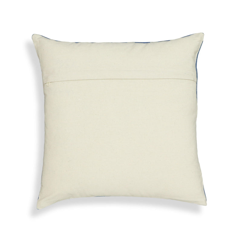 Indigo - Dots Cotton Square Accent Pillow - Indigo - R&R Furniture Gallery (Fountain Valley, CA)