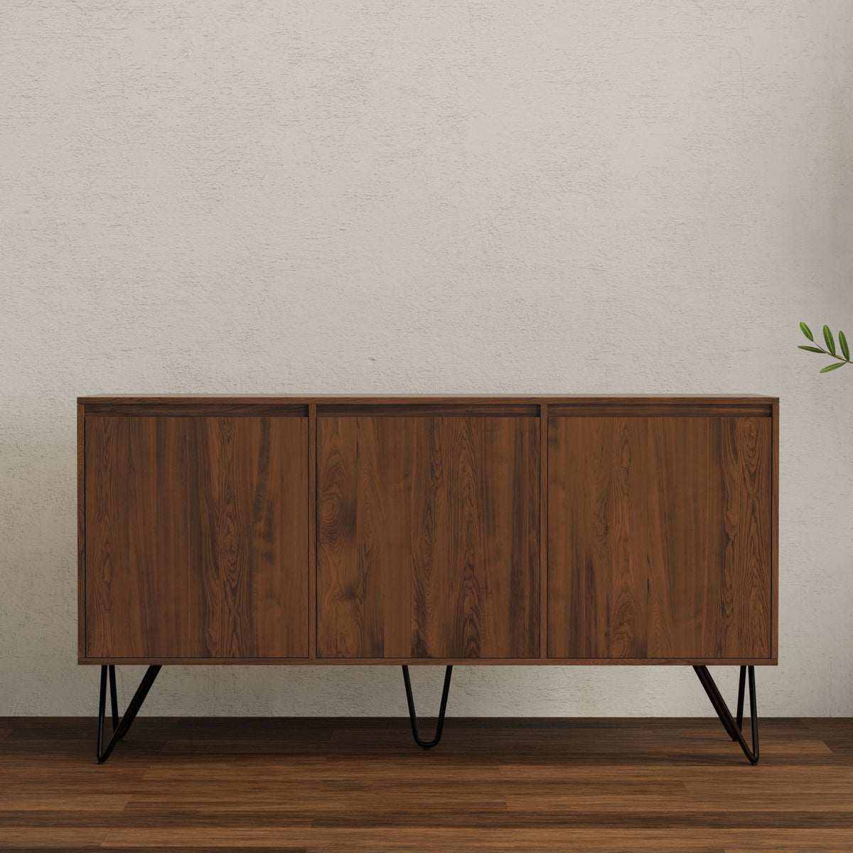Hunter - 3 Door Sideboard Buffet - Walnut
