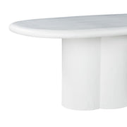 Elika - Faux Plaster Oval Dining Table - R&R Furniture Gallery (Fountain Valley, CA)