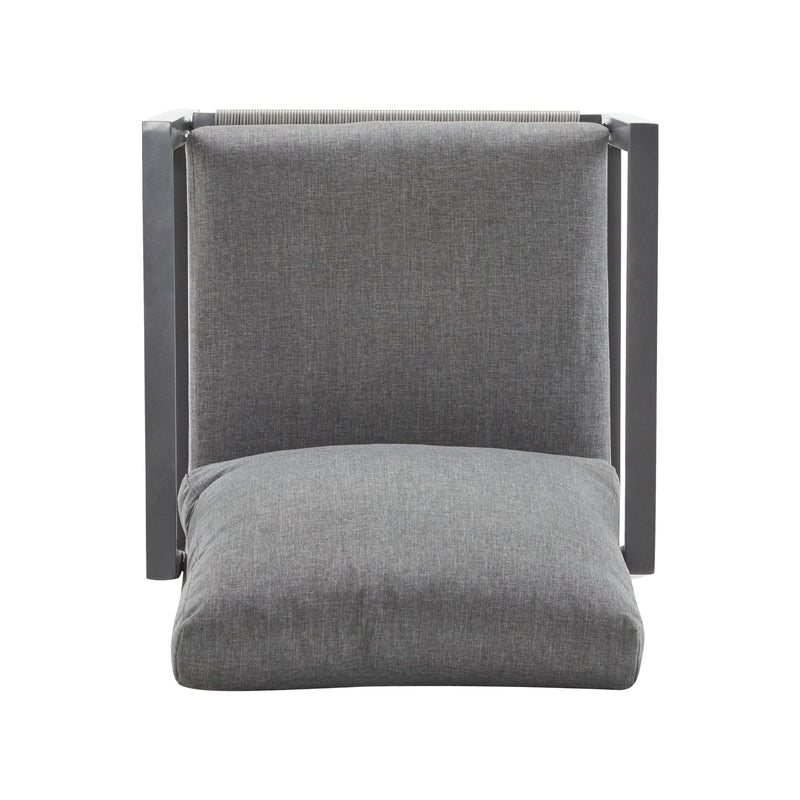 Modern Lounge Chair With Rope Accents And Cushions - R&R Furniture Gallery (Fountain Valley, CA)