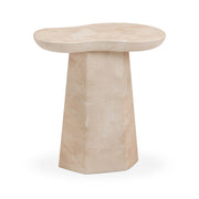 Zaya - Faux Marble Side Table - Rose - R&R Furniture Gallery (Fountain Valley, CA)
