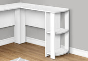 Computer Desk, Home Office, Corner, Storage Shelves, L Shape, Laptop, Contemporary & Modern - R&R Furniture Gallery (Fountain Valley, CA)