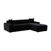 Olafur - Velvet Sectional - R&R Furniture Gallery (Fountain Valley, CA)