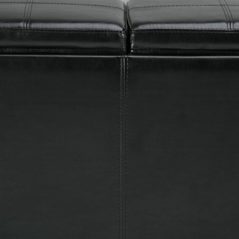 Avalon - Upholstered Storage Ottoman - R&R Furniture Gallery (Fountain Valley, CA)