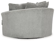 Casselbury - Oversized Swivel Accent Chair - Cement - R&R Furniture Gallery (Fountain Valley, CA)