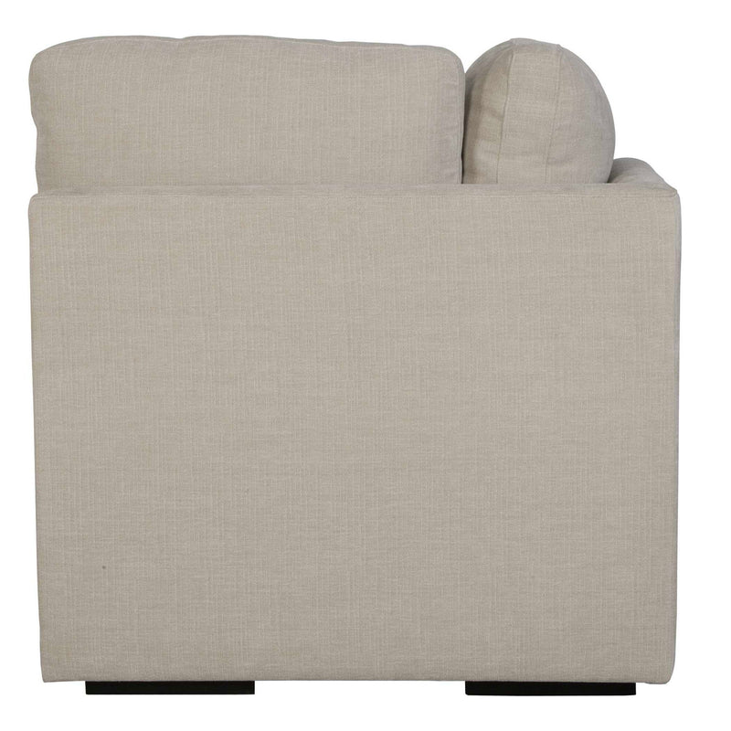 Uttermost Refuge corner sofa with plush cushions and modern design, showcasing the comfortable, stylish corner seating arrangement.