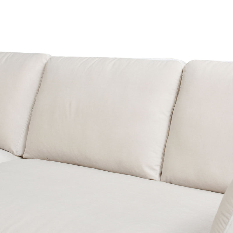 Knox - Modern Farmhouse Reversible Chaise Sectional Sofa - R&R Furniture Gallery (Fountain Valley, CA)
