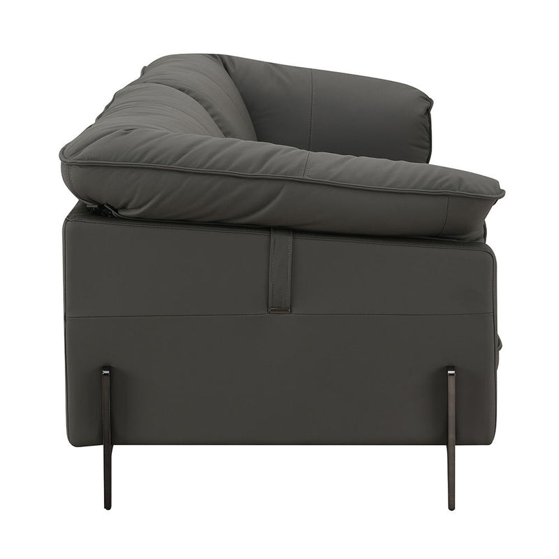 Tadi - Sofa - Black Top Grain Leather - R&R Furniture Gallery (Fountain Valley, CA)