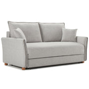 Oran - Sofa With Sleeper - Gray Chenille - R&R Furniture Gallery (Fountain Valley, CA)