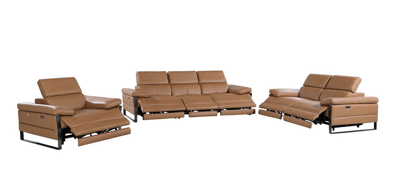 1246 - Modular Power Triple Reclining Sofa, Loveseat, And Chair Set With Power Headrests