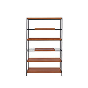 Oaken - Bookshelf - Honey Oak & Black - R&R Furniture Gallery (Fountain Valley, CA)