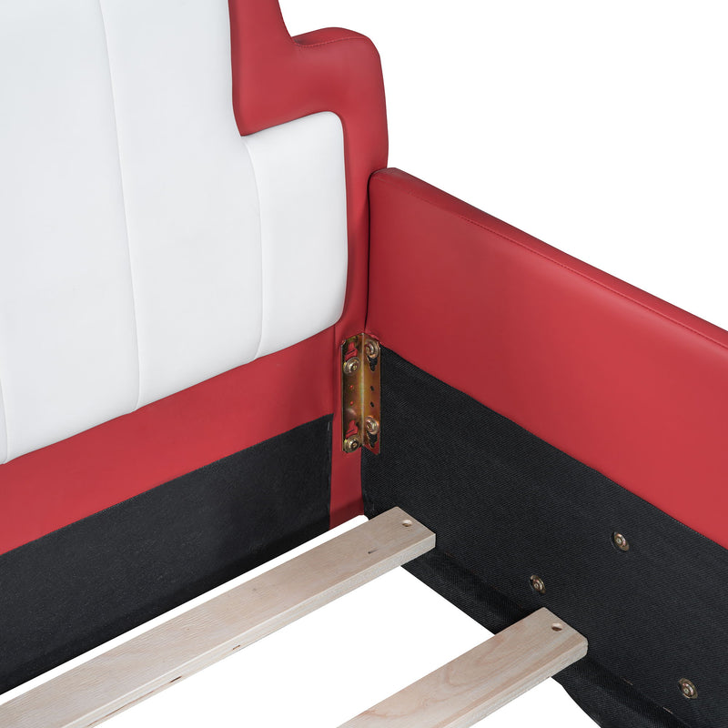 Race Car Shaped Platform Bed With Wheels - R&R Furniture Gallery (Fountain Valley, CA)