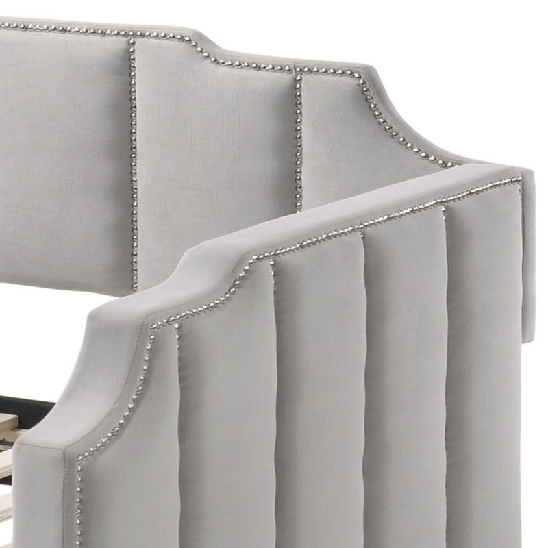 Peridot - Twin Daybed With Trundle - Gray