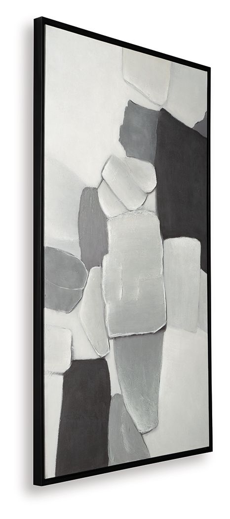 Adilson - Wall Art - White / Gray / Black - R&R Furniture Gallery (Fountain Valley, CA)