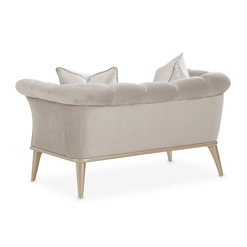 Yvette - Chair And A Half - Porcini / Medium Champagne - R&R Furniture Gallery (Fountain Valley, CA)