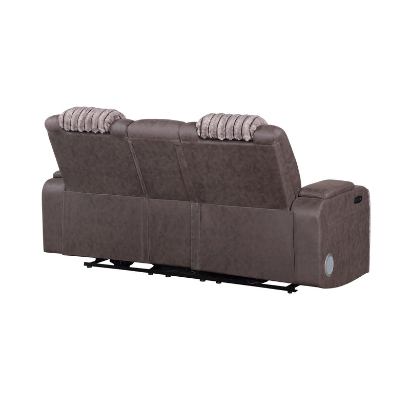 Duran - Power Reclining Loveseat With Power Headrest - R&R Furniture Gallery (Fountain Valley, CA)