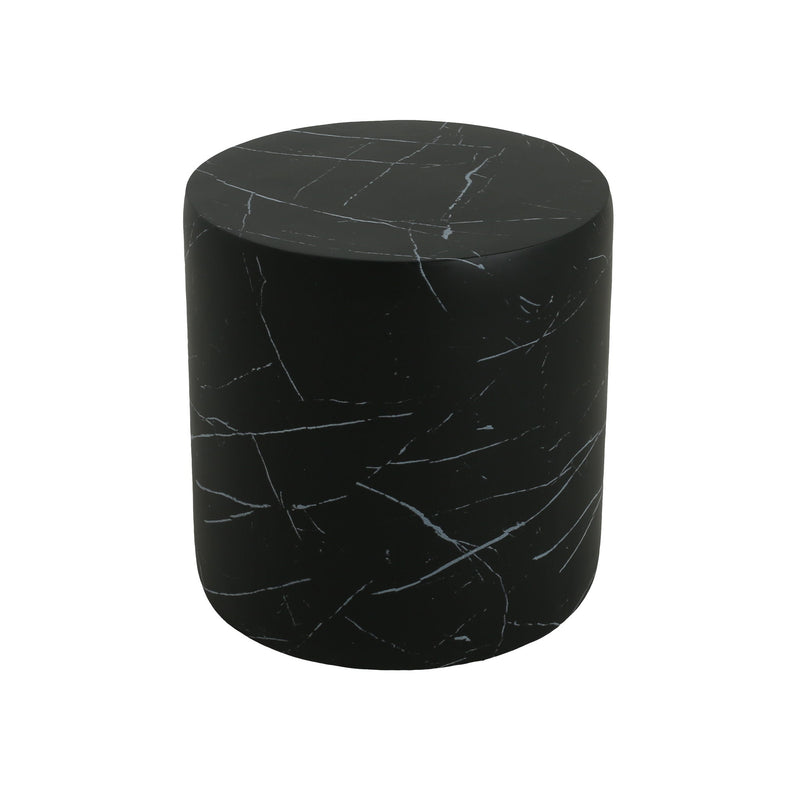 Cylindrical Design, Outdoor Lightweight Concrete Side Table - R&R Furniture Gallery (Fountain Valley, CA)