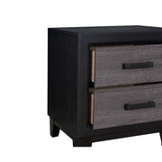Soluto - Nightstand - Gray / Black - R&R Furniture Gallery (Fountain Valley, CA)