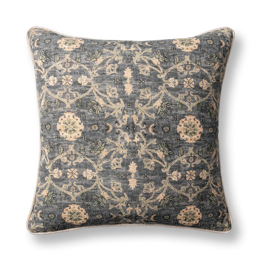 Blue Sea Multi Ira accent pillow by Classic Home featuring a vibrant, patterned fabric in a 22x22 inch size.