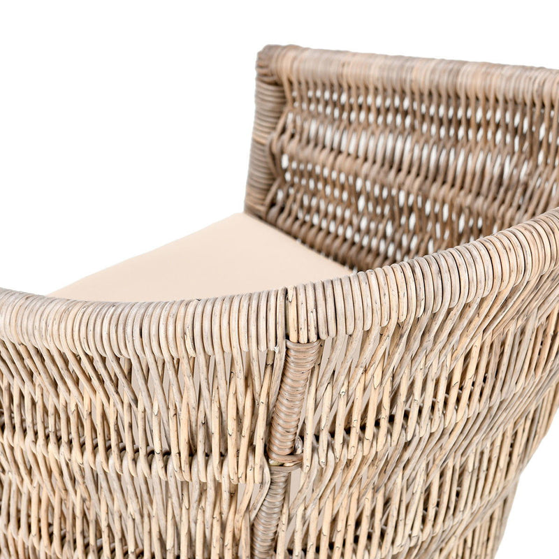 Collins - Outdoor Dining Chair - Natural / Sand - R&R Furniture Gallery (Fountain Valley, CA)