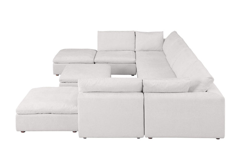 1100 - Top-Grain Italian Leather 9-Piece Sectional With Chaise